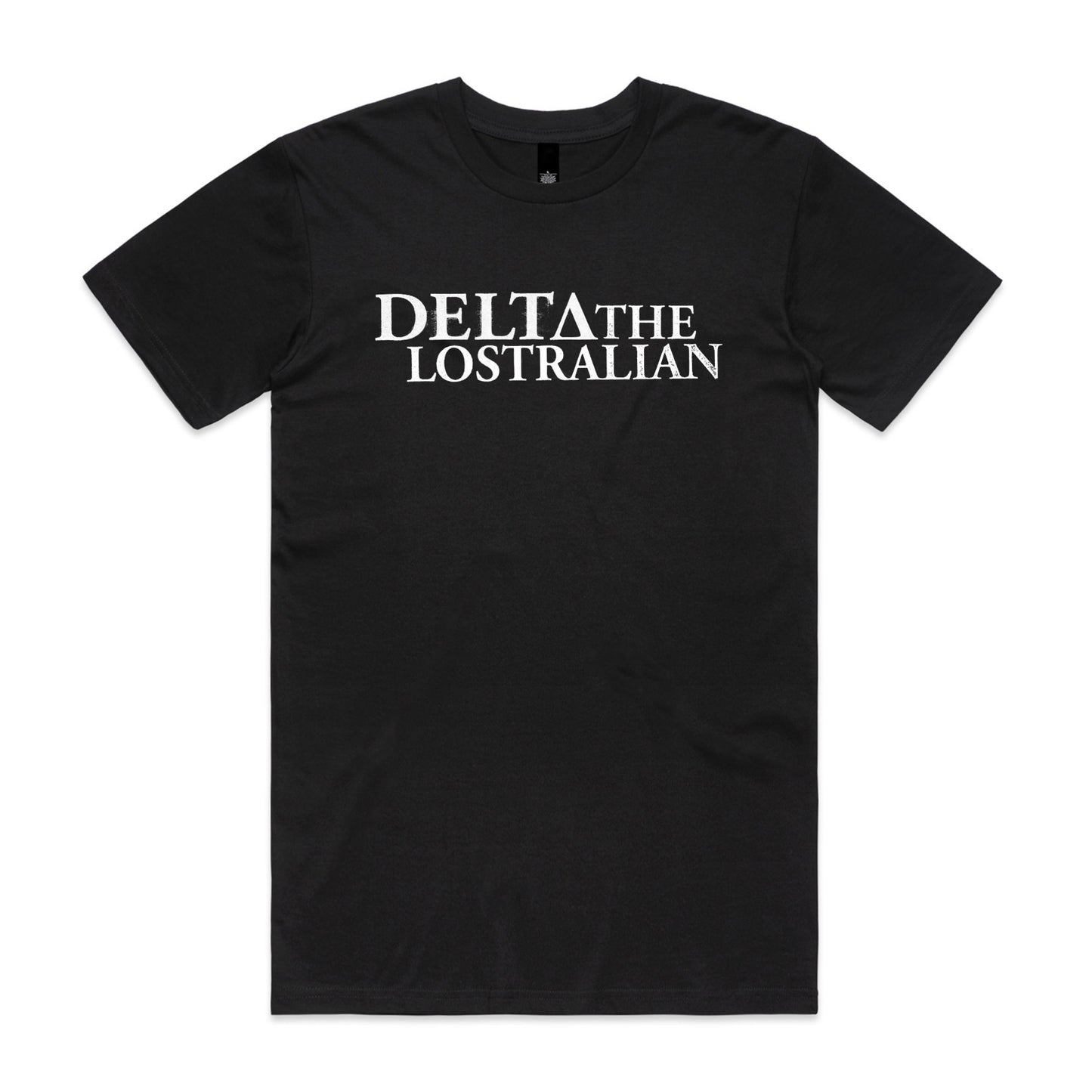 LOSTRALIAN T-Shirt (Black/White Print)