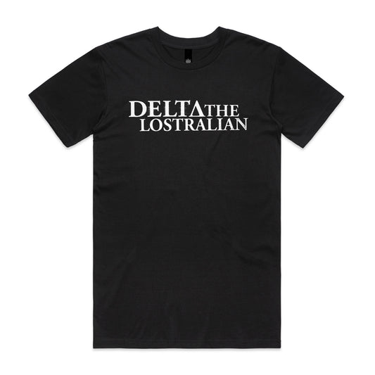 LOSTRALIAN T-Shirt (Black/White Ptint)